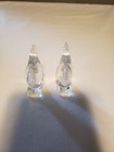 Vintage 2.25" Clear Glass Miniature Rooster Figurines Lot of 2 — photo 5
