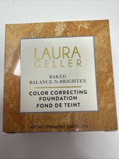 LAURA GELLER Baked Balance-n-Brighten LIGHT Color Correcting Foundation 0.32oz