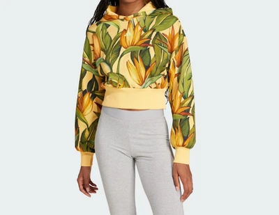 Adidas Farm Rio Damen Pullover Sweatshirt Kapuze Bauchfrei S Neu - Bild 1 von 4