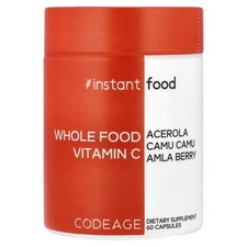 2 X Codeage, Whole Food Vitamin C, 60 Capsules