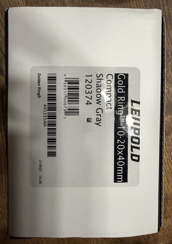 Leupold Gold Ring Compact 10-20x40mm Spotting Scope Shadow Gray 120374