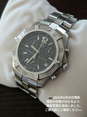 TAG Heuer 2000 CN1110 Black Dial Chronograph Watch