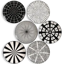 Dinner Plates Ceramic Plate Set - 10 Inch Large Porcelain Round Plate Sets of...
