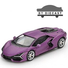 MINI GT LAMBORGHINI REVUELTO VIOLA 30TH 1/64 DIECAST MODEL MATTE PURPLE MGT01121