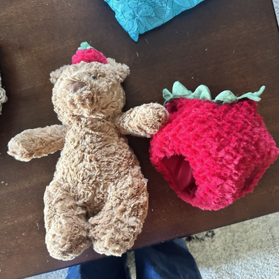 Jelly cat Bartholomew Bear Strawberry Doll Toy Soft Toy Stuffed