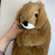 Fancy Zoo A  A Company Plush Red Squirrel Hand Puppet Stuffed Toy Soft Fluffy