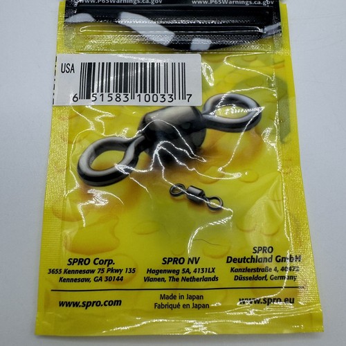 SPRO Power Swivels 2 PACKS - Size 6 80lb test (10 per pack) SPSB-06-10 - Picture 4 of 4
