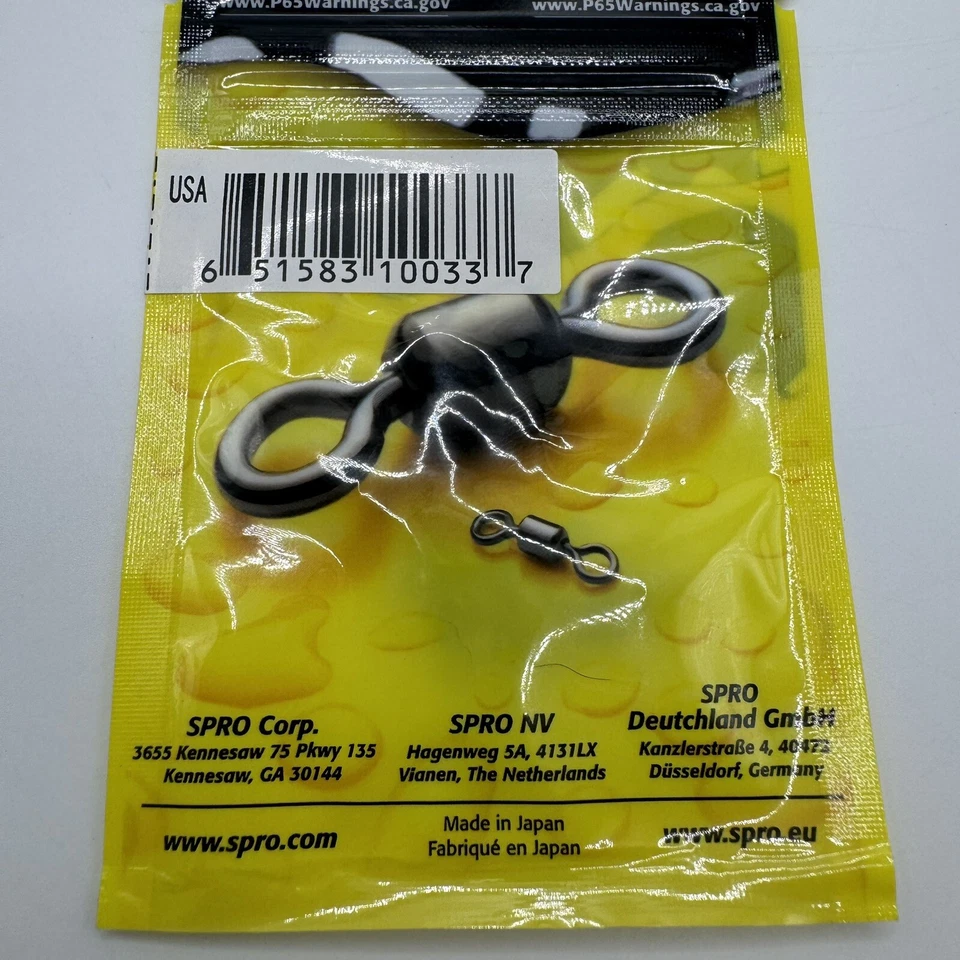 SPRO Power Swivels  2 PACKS - Size 6  80lb test (10 per pack) SPSB-06-10 - Image 4 of 4