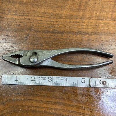Vintage Crescent Tool Co. L26 Thin Nose Slip Joint Pliers Jamestown NY USA