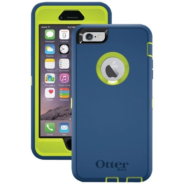 OtterBox Defender Case for iPhone 6+/6s Plus - Blue/Lime Green