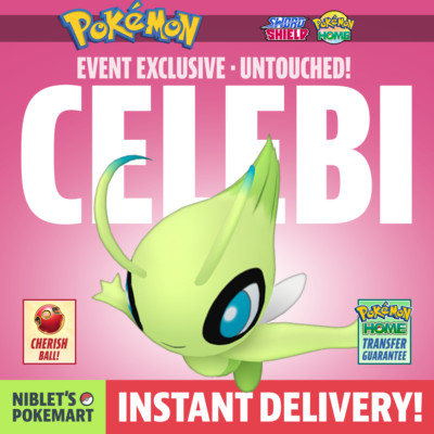 CELEBI   2017 Ilex Exclusive Special Gift for Pokemon Sword & Shield + Home!