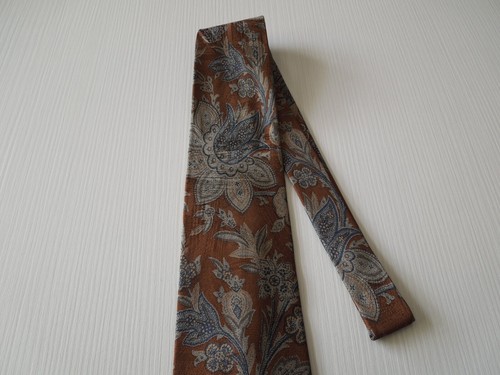 ERMENEGILDO ZEGNA WITH TAG SILK TIE SETA CRAVATTA MADE IN ITALY 221 - Foto 3 di 6