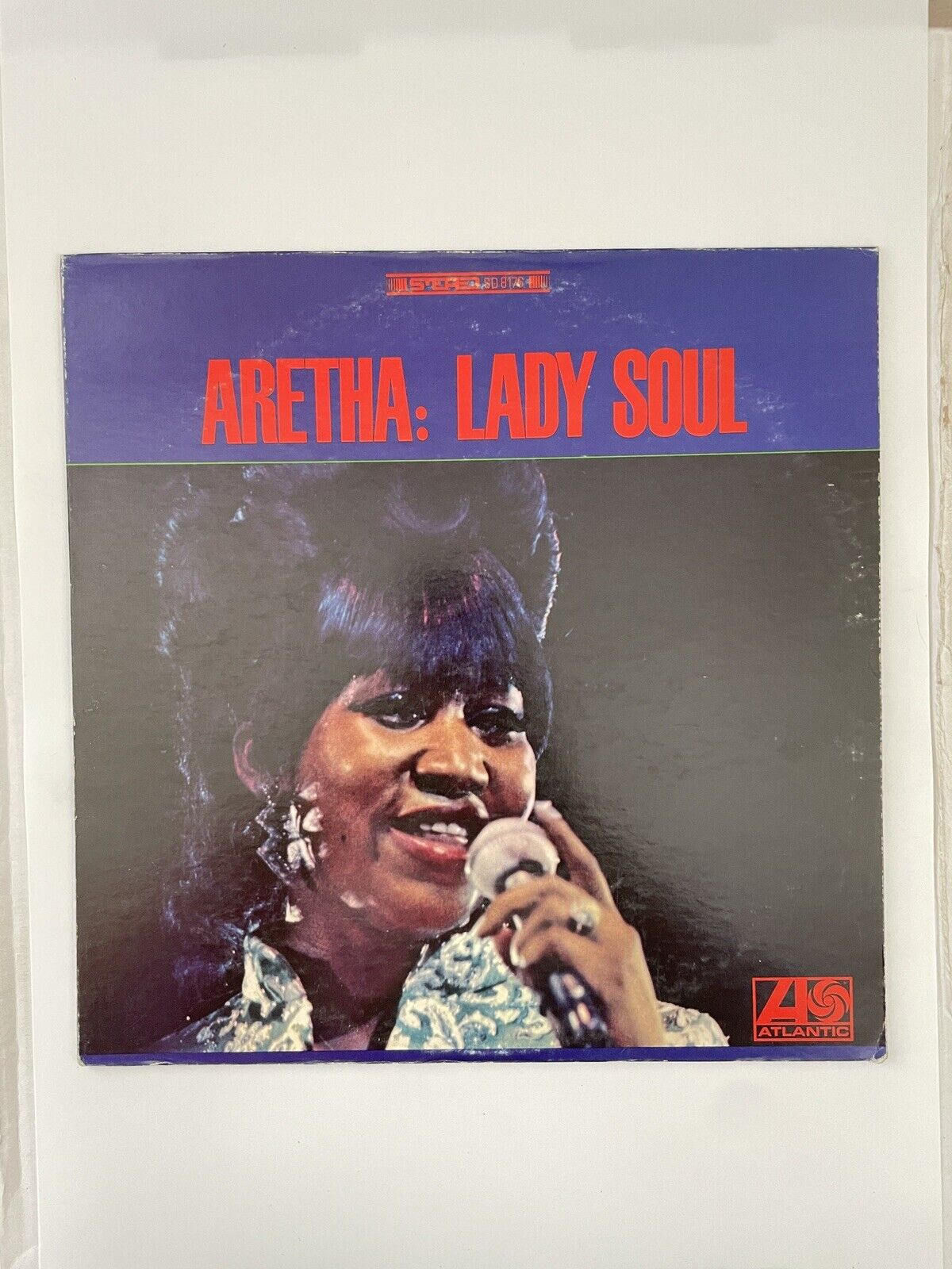Aretha Franklin  Lady Soul Atlantic Records SD 8176 1968 LP Vinyl Record E