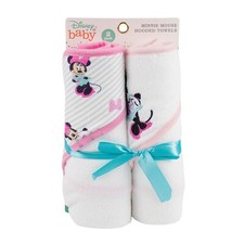 New Mickey Mouse 2pk Hooded Towel Set
