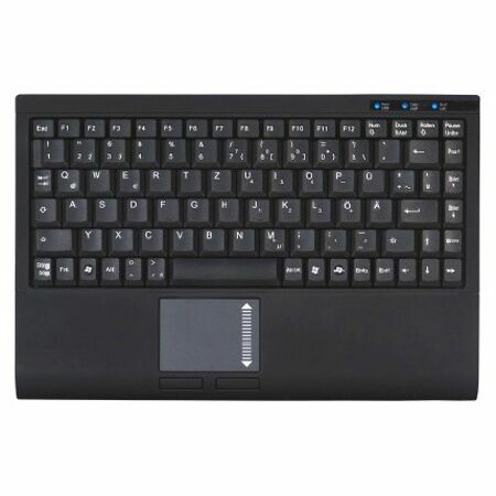 KeySonic KSK-8202ELU-T (DE), mechanische Full-Size Tastatur mit großem