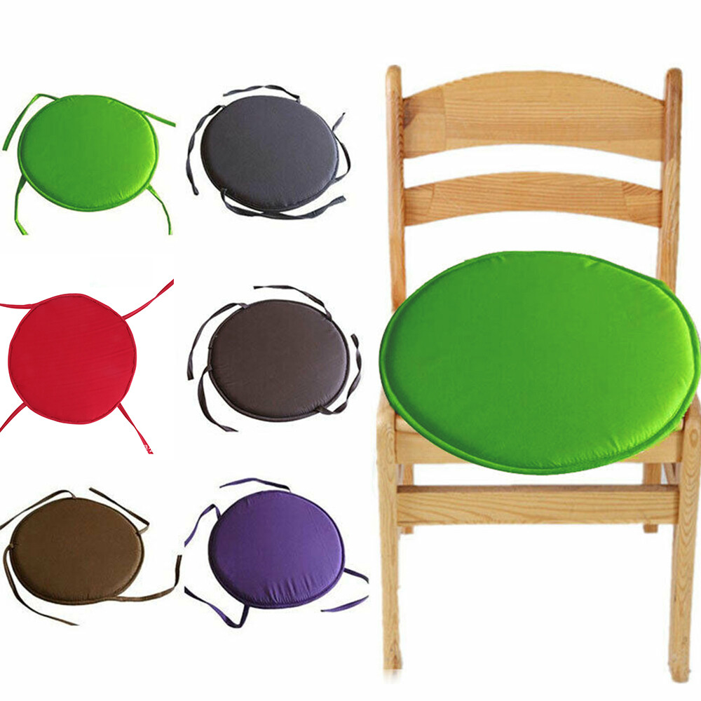 Round Garden Chair Pads Seat Cushion For Outdoor Bistro Stool Patio