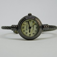 Geneva Platinum No:6581 Dark-Tone Quartz Women's Watch Sz. 5 1/4" New Battery