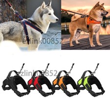 For Small Medium Large Pet Dog Walk Run Dog Leash Harness Set Adjustable Durable