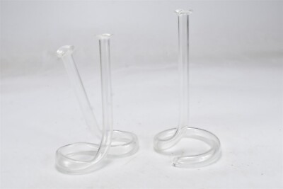 Vintage LOT 2 PROPOGATION DOUBLE TWISTED TUBE + SINGLE TUBE RUFFLED EDGE #07687