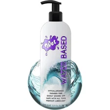 Wet Original Water Based Lube 32 Ounce Premium Personal Lubricant Long Lastin...