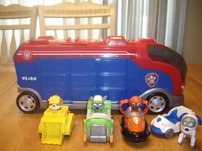 paw patrol rv bus
