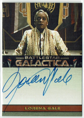 Battlestar Galactica Season One 1 Autograph Auto Lorena Gale as Priest Elosha