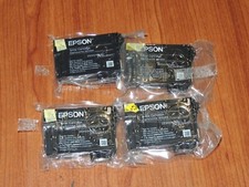 New - SET of 4 - Genuine Epson 232-I    INITIAL    Inkjet Ink Cartridges - CMYK