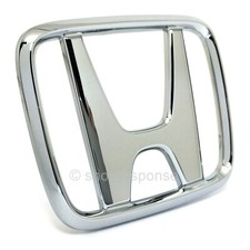 Oem Honda 97-01 Prelude Front H Emblem Badge Chrome 75701-sm4-900 Genuine