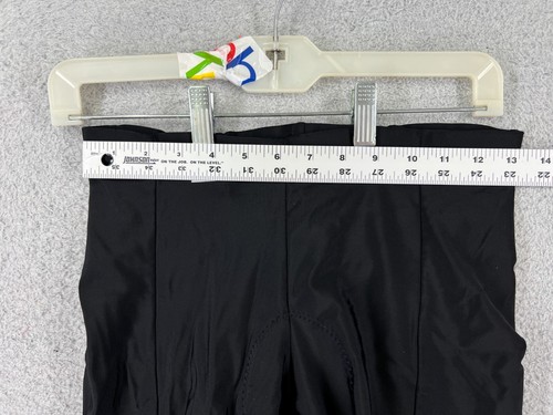 Cycling Shorts Adult Medium Black Padded Nylon Spandex Chamois - Picture 6 of 14