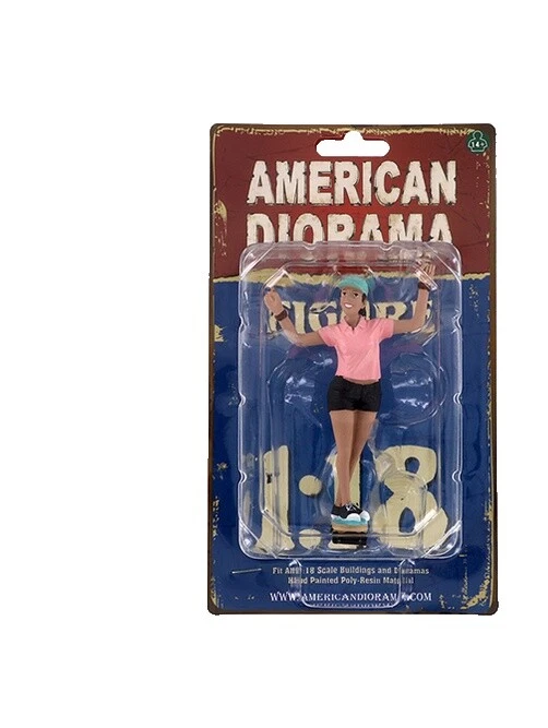 Negro escala 1:18 Accesorios de vehículos diecast y de juguete, piezas y vitrinas