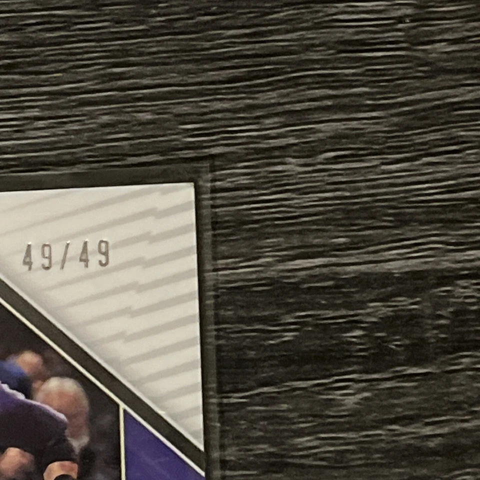 2023 Panini Auto Electric Etch Carolina Blue #OA-DR Drew Romo  49/49 Bookend  - Image 4 of 4