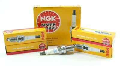 Set of 4 Genuine Authentic NGK 2460 OEM Spark Plugs Nickel BKR5ES