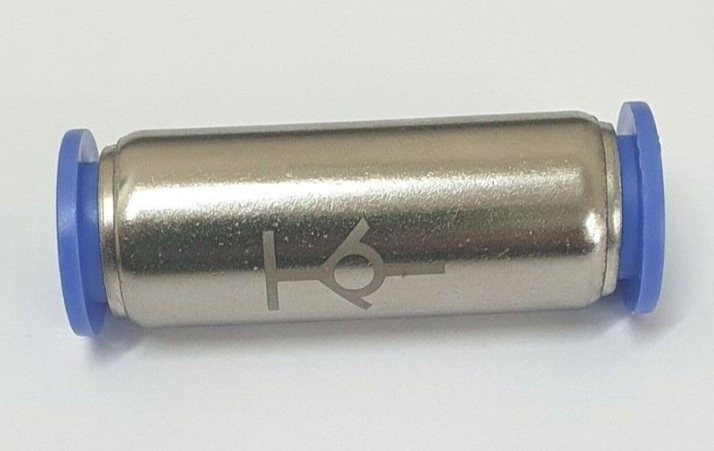 12mm Non-return Valve Push in straight connector with METAL Body