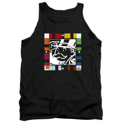 Monopoly Tanktop Game Board Black Tank