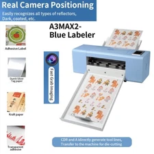 Sticker Cutting and Engraving Machine Automatic Camera Wheel Digital Die Cutting