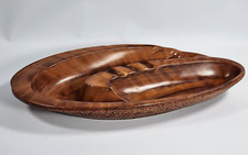 VTG Mid Century Sunkist Van Nuys California Ceramic Ashtray Brown Speckled #670