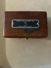 Vintage MASSA Laboratories Wood Box - Tool Unknown?