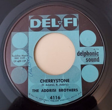 Addrisi Brothers CHERRYSTONE (ROCK N ROLL 45) #4116 PLAYS VG++