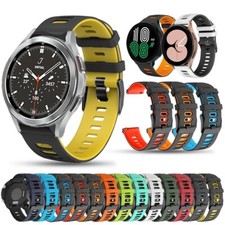 For Samsung Galaxy Watch 6 /Classic 40/44/43/47mm Strap Silicone Wrist Band
