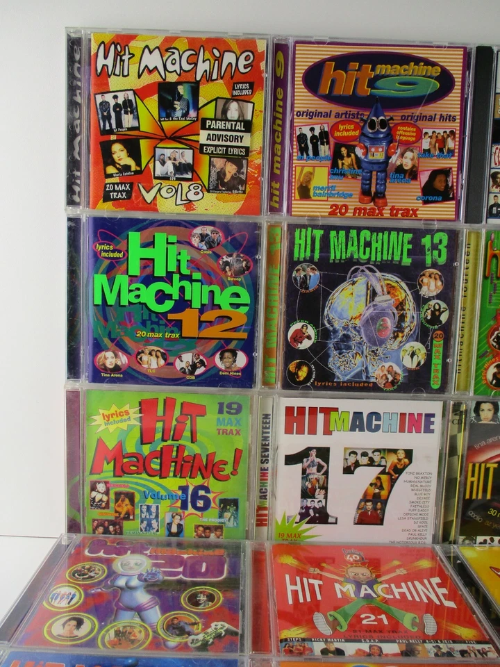 Paquete de 20 CD Hit Machine 8-9-10-11-12-13-14-15-16-17-18-19-20-21-22-23-25-26-27-28 Foto 2 de 4