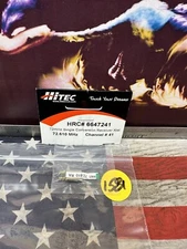 Hitec 72Mhz AM/FM Single Conversion Receiver Crystal CH43 72.650Mhz HRC6647243