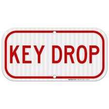 Key Drop Sign,