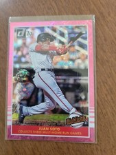 2019 Panini Donruss - Highlights Pink Firework #H8 Juan Soto