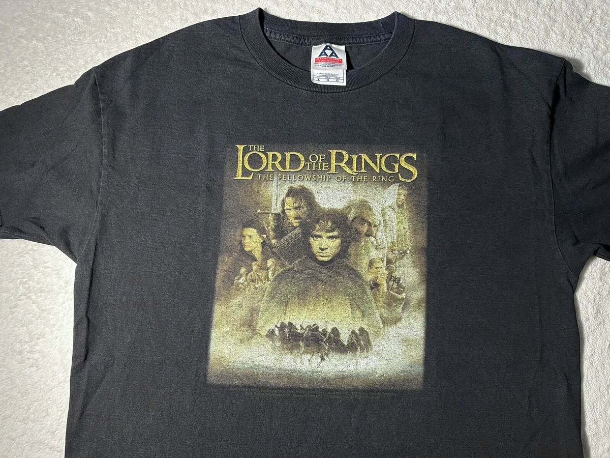 Vintage 2000s Y2K Lord Of The Rings Episode 1 Hollywood Video Promo T-shirt, L