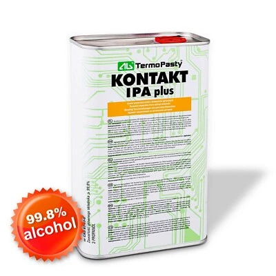 TERMOPASTY ISOPROPYL ALCOHOL 99.9% PURE IPA ISOPROPANOL 1000 ML