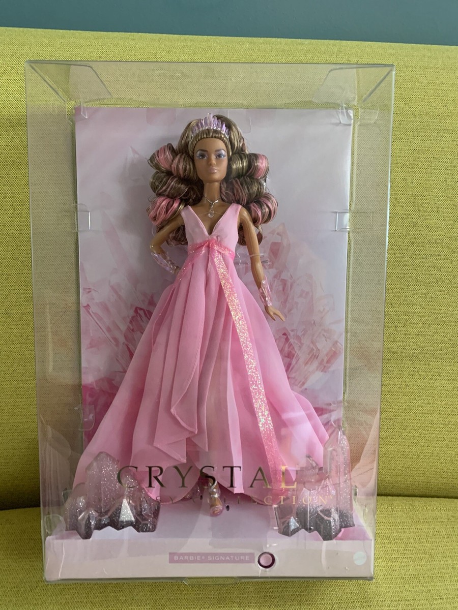 Barbie Signature Barbie Crystal Fantasy Collection Rose Quartz Doll HCB95