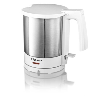 Wasserkocher Cloer-4701 mattierter Edelstahl weiß 1,5 Liter 2000 W NEU (B-Ware)