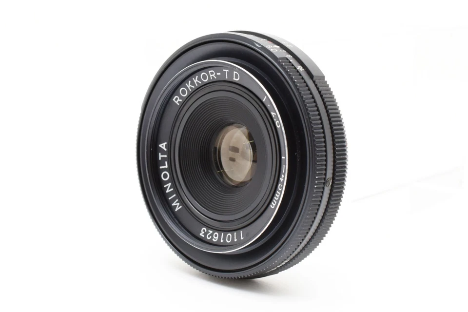 Objetivo Minolta Rokkor TD 45 mm F/2,8 Pancake MF 5573 Foto 2 de 4