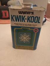 VINTAGE WYNN'S KWIK-COOL RADIATOR & ENGINE COOLANT CAN (FULL, NEVER OPENED) 