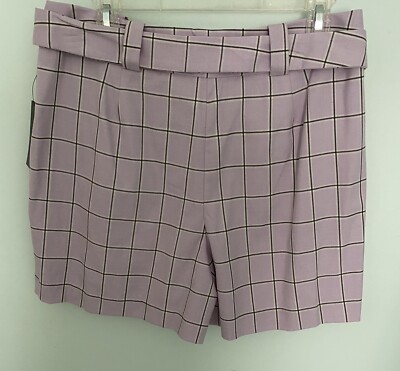 womens plaid dress shorts Entro Women's Plaid Shorts